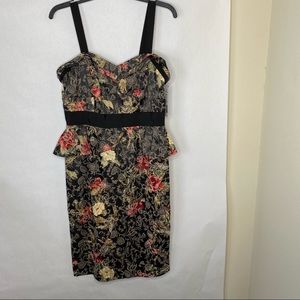 ANTONIO MELANI Seraphina Peplum Ruffle Dress